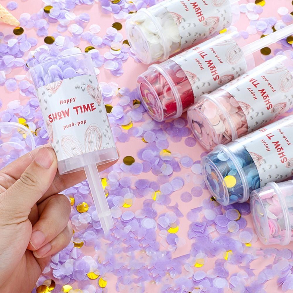 Confetti Cannon Tube - Tube à confettis coloré pour fête