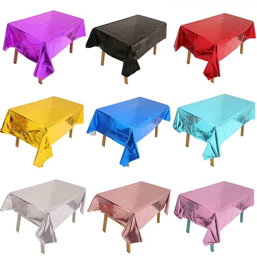 Table Cloth Disposable - Nappe jetable en or Rose et