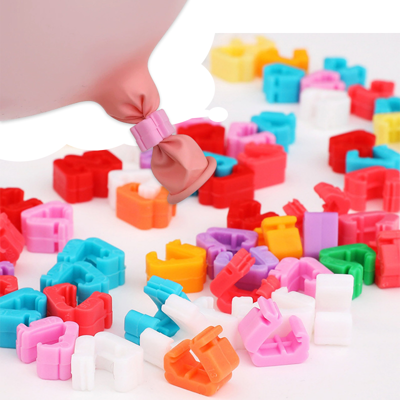 Balloon Arch Kit - Pinces à ballons en plastique colorées