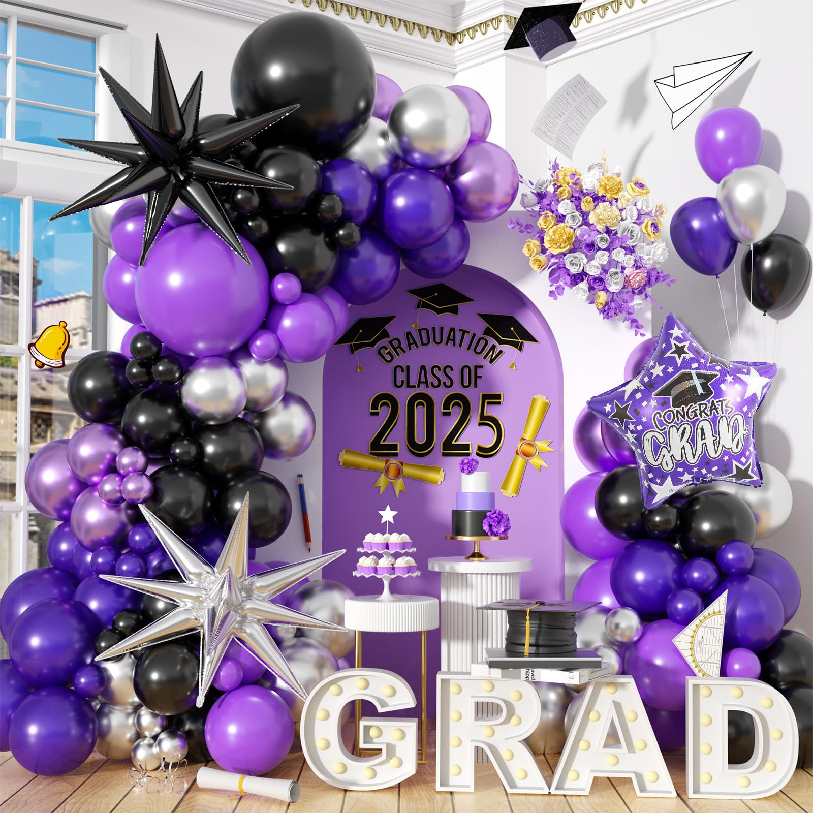 Balloon Arch Kit - Kit d'arche de ballons 118 pièces