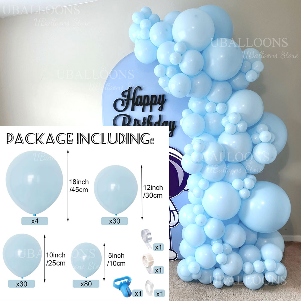 Arche de ballons bleu clair, 1 - Balloon Arch Kit avis et prix