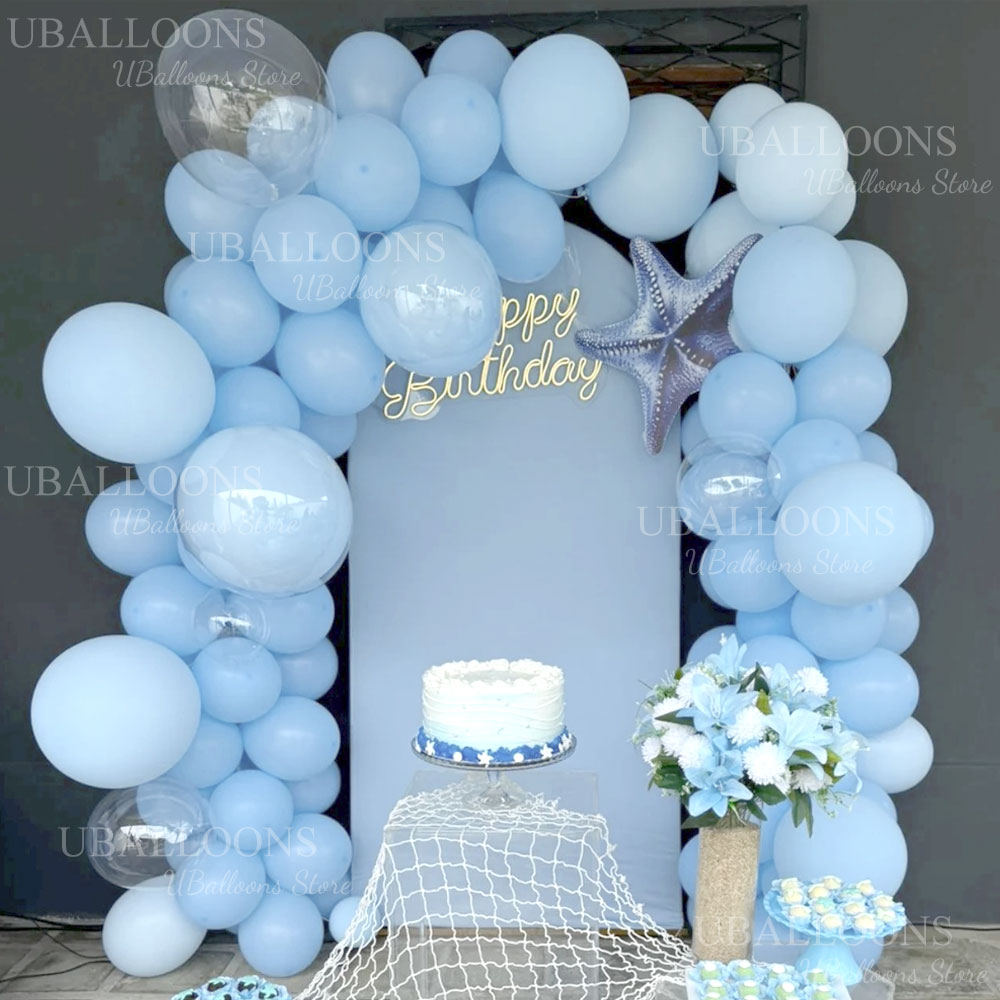 Arche de ballons bleu clair, 1 - Balloon Arch Kit avis et prix