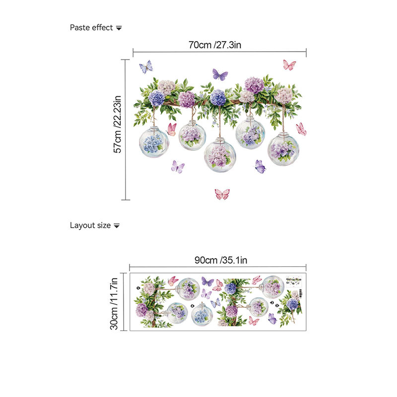 1 autocollant mural en forme d - Flower Wall Panel avis et prix