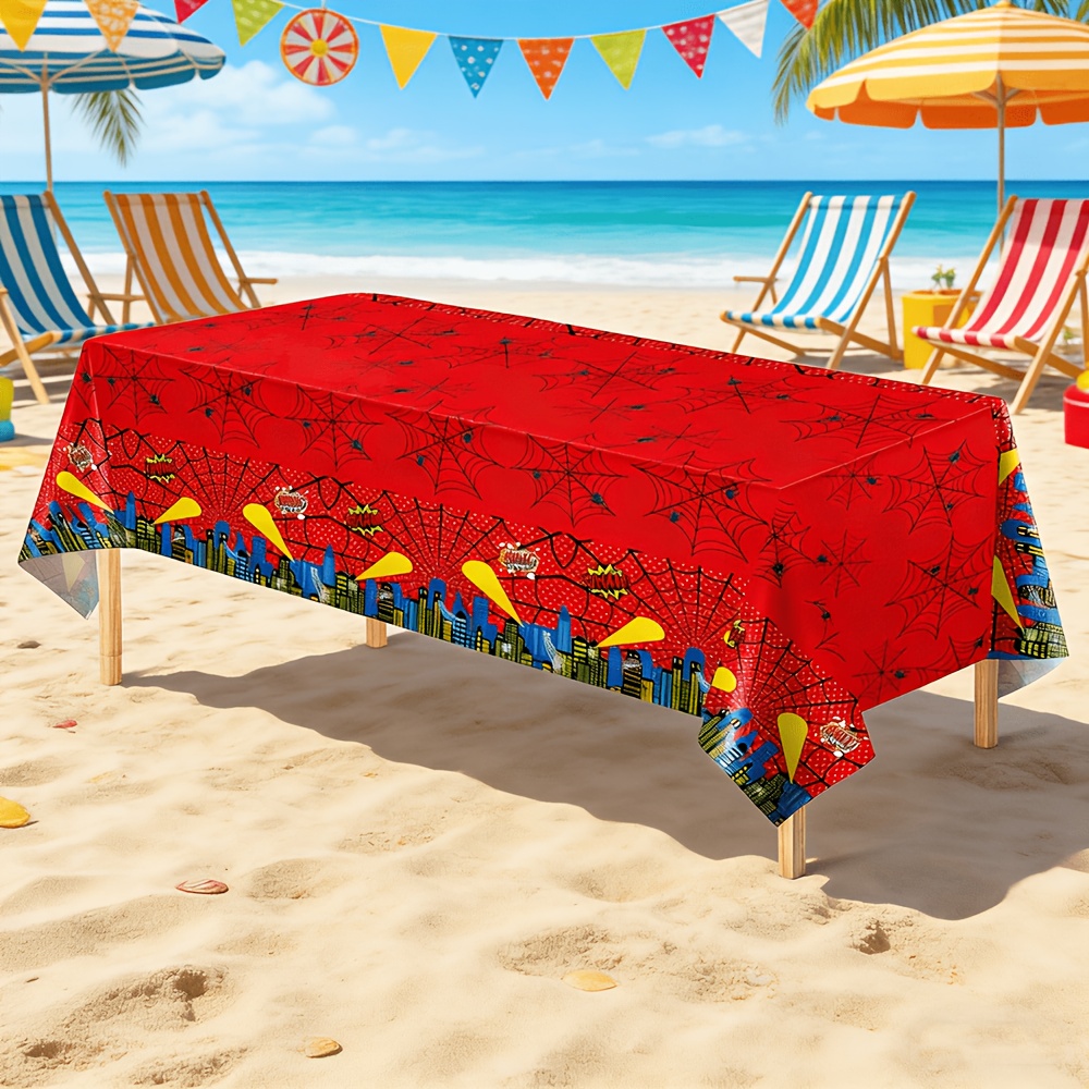 Nappe jetable Super-héros City - Table Cloth Disposable avis et prix