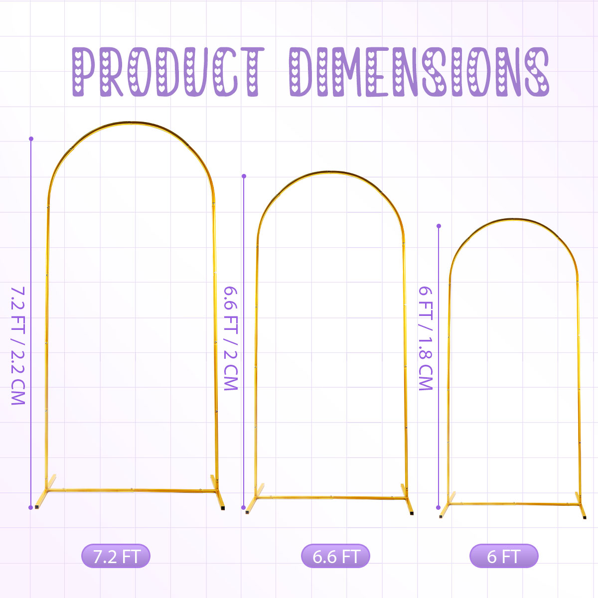 Kits d'arc en métal doré, supp - Balloon Arch Kit avis et prix